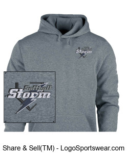 Reebok Adult Weekender Hooded Sweatshirt Design Zoom